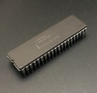 Intel Ld8086 Cpu Ceramic Dip40 5mhz 8086 Processor Extended Temp Rare