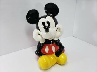 Vintage Ultra Rare - 2006 Gibson Walt Disney Mickey Mouse Cookie Jar