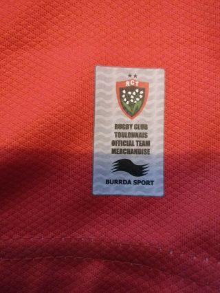 Rare Player Issue Toulon Rugby Shirt 3XL Tight Fit Rare With Grip On Jersey XXL 3