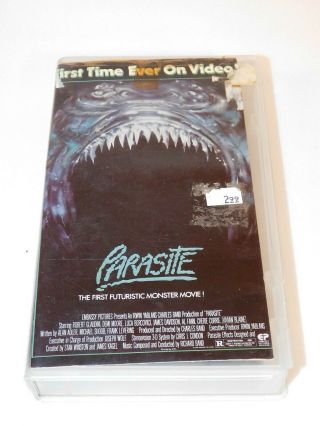 Parasite Wizard Video Rare Oop Vhs Horror Gore Grindhouse Demi Moore
