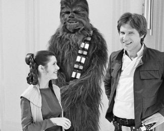 Carrie Fisher & Harrison Ford 8x10 Photo 1 Rare Glossy Lab Print Picture 08