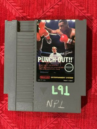 Nintendo Mike Tyson Punch - Out Nes Video Game Rare