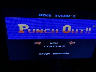Nintendo Mike Tyson Punch - Out NES Video Game RARE 2