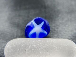 RARE - Davenport Sea Glass - Star 2 Cobalt Blue Santa Cruz 2