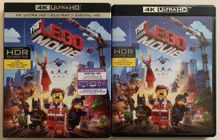 The Lego Movie 4k Ultra Hd Blu Ray 2 Disc Set,  Rare Oop Slipcover Sleeve Buy It