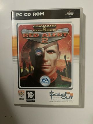 Command & Conquer: Red Alert 2 Rare Pc Cdrom Vintage Rts Strategy Game