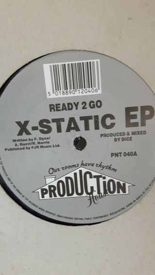 X - Static Ep Murderous Style 12 " Vinyl Very Rare Rave Hardcore Jungle