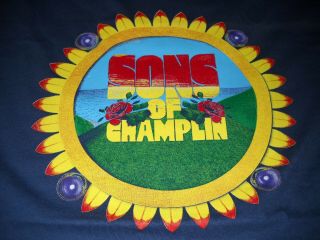 Sons Of Champlin Roses Grateful Dead Vintage Rare Concert T - Shirt - Xl - Nr