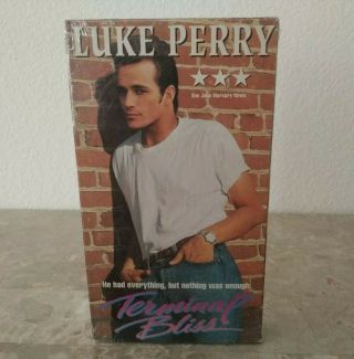 Terminal Bliss Vhs Luke Perry Rare 1992 Cannon 90210 Beverly Hills Oop