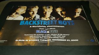 Backstreet Boys Black & Blue Rare Promo Poster Ad Framed