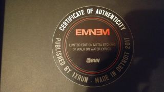 Eminem Framed Steel Print REVIVAL/KAMIKAZE RARE 4