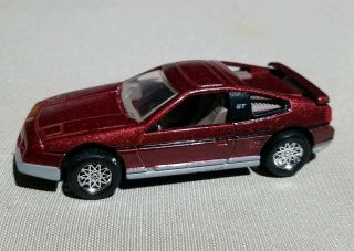 Ertl 1988 Pontiac Fiero Gt 1987 Maroon 1:43 Scale Diecast Rare