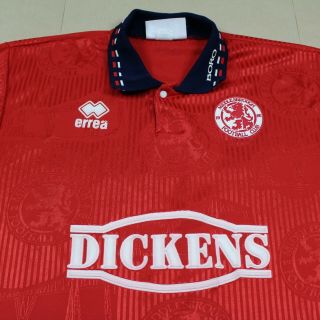 Middlesbrough 1994 1995 Home Shirt RARE Errea (M) 7