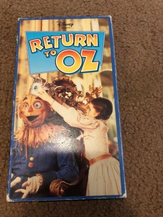 Disney - Return To Oz (newer Version) Vhs (slip Cover) Rare/htf