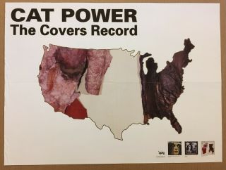 Cat Power Rare 2000 Promo Poster For Covers Cd Usa 24x18 Never Displayed Usa