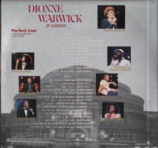 Dionne Warwick In London 1985 Clifton Television Mega Rare Japan Laserdisc LD353 2