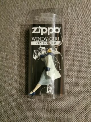 Zippo Windy Girl Key Holder Rare