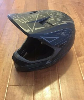 Fox Rampage Comp Full Face Helmet - Priori Occult Graphics,  Helmet Bag Rare