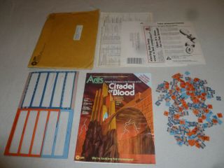 Vintage Ares Spi Strategy & Tactics Citadel Of Blood Game Punched Rare 1980 5