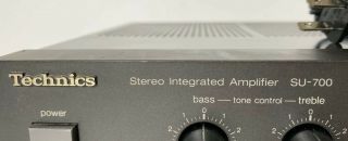 Vintage Technics SU - 700 Stereo Integrated Amplifier (1986 - 88) - Rare & HTF 4