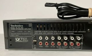 Vintage Technics SU - 700 Stereo Integrated Amplifier (1986 - 88) - Rare & HTF 8