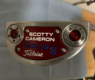 Custom Rare Scotty Cameron Titleist Golo 3 Putter Golf Club - Usa Edition