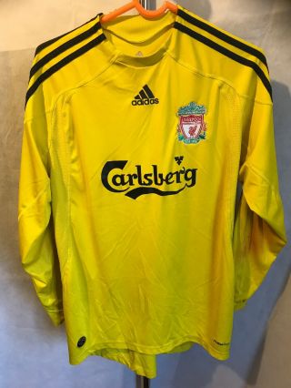 Rare Vintage Liverpool Goalkeeper Shirt Carlsberg Size M - Y91