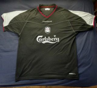 Liverpool 2002 2003 Away Shirt Rare Reebok Carlsberg (xl)