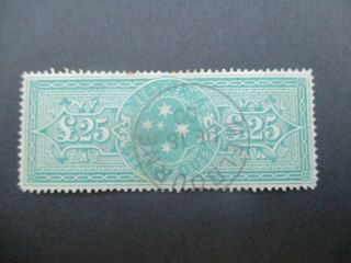 Victoria Stamps: £25 Stamp Duty Cto - Rare (d15)