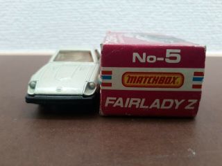 Rare Matchbox Superfast Lesney - No.  5 - Nissan Fairlady 280 Z Japan Series 5