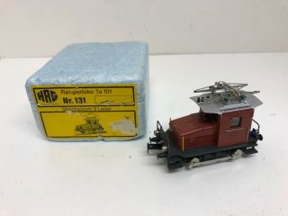 Estate Rare Hag Ho Scale Swiss Red Electric Engine Nr.  131 Near