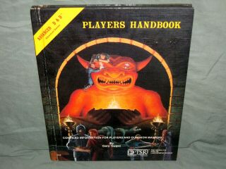 The Ad&d 1st Ed Hardback - Players Handbook (rare From 1980 And Exc -)