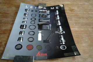 LEICA M6 RARE 250GSM approx.  POLYESTER POSTER Dimensions 600x420mm 2