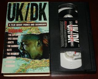 Uk/dk - A Film About Punks & Skinheads - Vhs - Cleopatra - Rare Oop