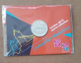 50 Pence Coin 2011 London Olympics 2012 - Completer Medallion - Very Rare