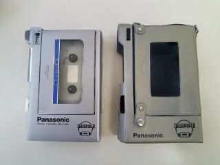 Rare Panasonic Rq - J36 Vintage Portable Stereo Cassette Recorder Walkman & Case
