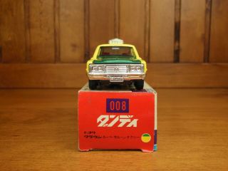 Tomica DANDY 008 TOYOTA CROWN TAXI,  Made in Japan vintage pocket car Rare 6