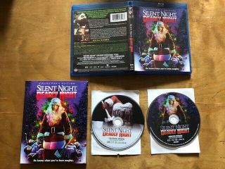 Silent Night Deadly Night Blu Ray Collector Ed Rare Slipcover 2 Disc Hd Transfer