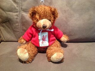 Liverpool Fc Official Champions League Teddy Bear 2005 Final Rare Hooded Top Lfc