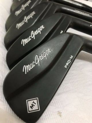 Very Rare Macgregor Gunmetal Irons Forged 1025 Pro - M Mt