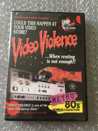 Video Violence 1 & 2 Rare Oop Dvd Camp Motion Pictures