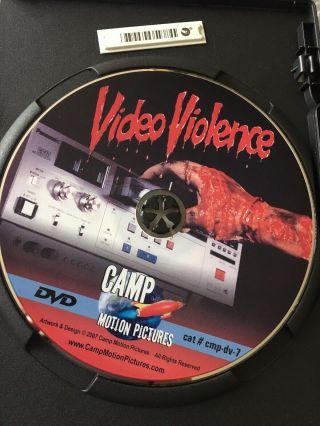 Video Violence 1 & 2 Rare OOP DVD Camp Motion Pictures 3