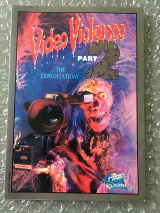 Video Violence 1 & 2 Rare OOP DVD Camp Motion Pictures 4