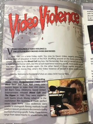 Video Violence 1 & 2 Rare OOP DVD Camp Motion Pictures 5