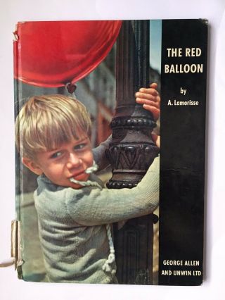 Rare 1960s 1968 Vintage The Red Balloon By Albert Lamorisse Hc Allen & Unwin