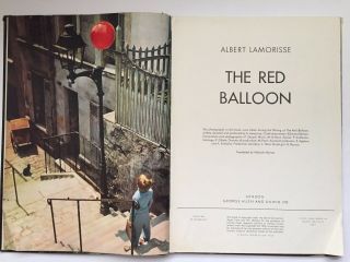 rare 1960s 1968 vintage The Red Balloon by Albert Lamorisse HC Allen & Unwin 2
