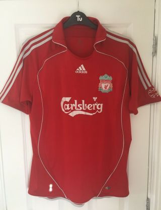 Rare 2006/08 Adidas,  Liverpool Football Shirt (l)