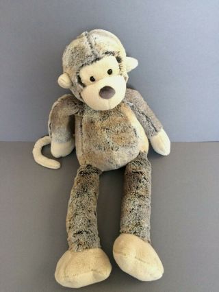 Jellycat Stuffed Animal Monkey Puddles Monkey Rare Retired Plush 20 " Euc
