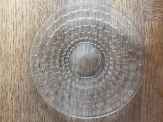 A Rare Rene Lalique " Ecailles " Pattern Plate With Moulded R Lalique Mark C 1928
