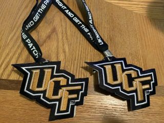 Rare Ucf University Of Central Florida “the Patch” - Set Of 2